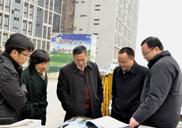 省供销社马柏伟主任调研考察集团公司在余杭区的投资项目